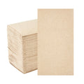 Saving Nature Rectangle Kraft Paper Dinner Napkin - 2-Ply - 17" x 15" - 150 count box