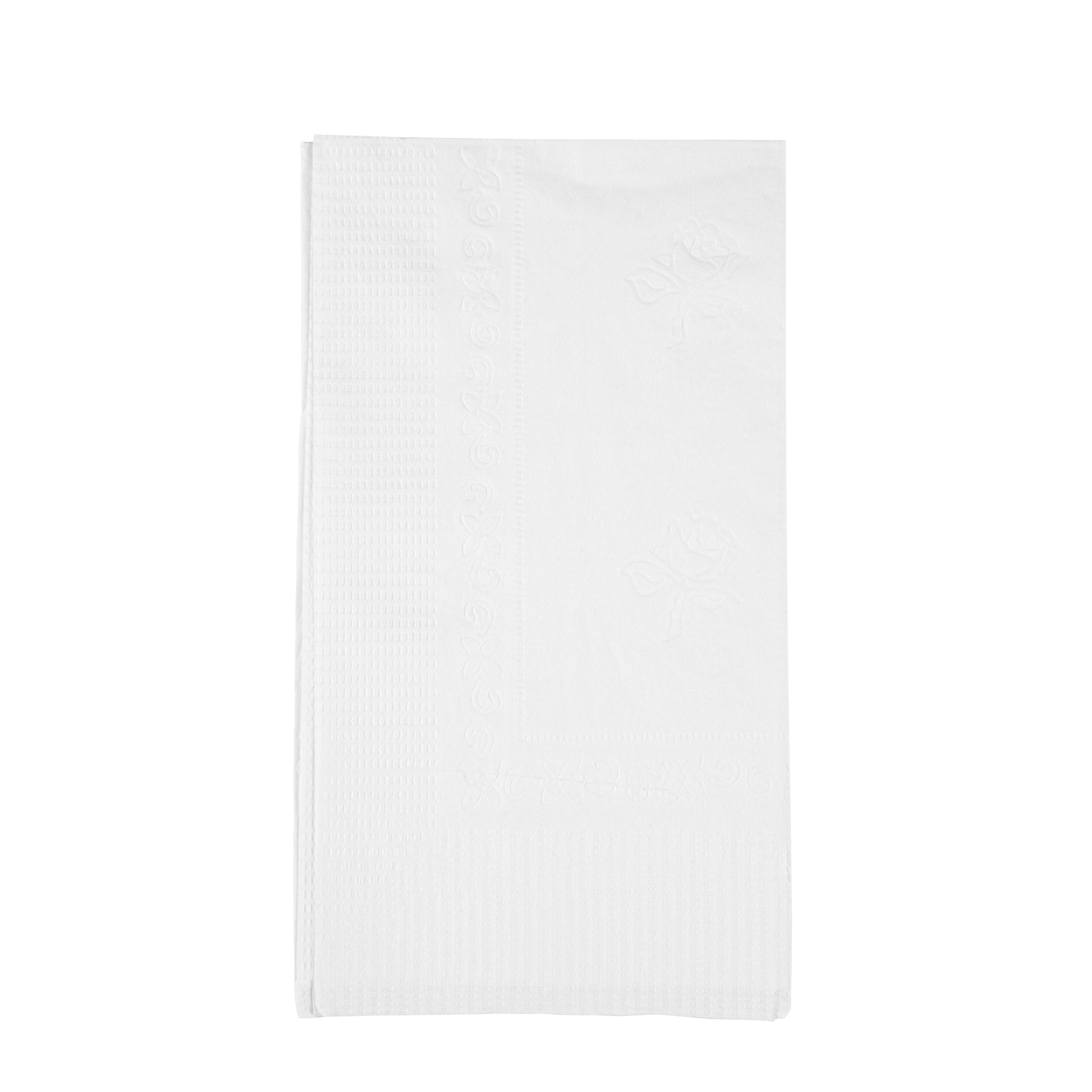 Saving Nature Rectangle White Paper Dinner Napkin - 2-Ply - 17" x 15" - 3000 count box