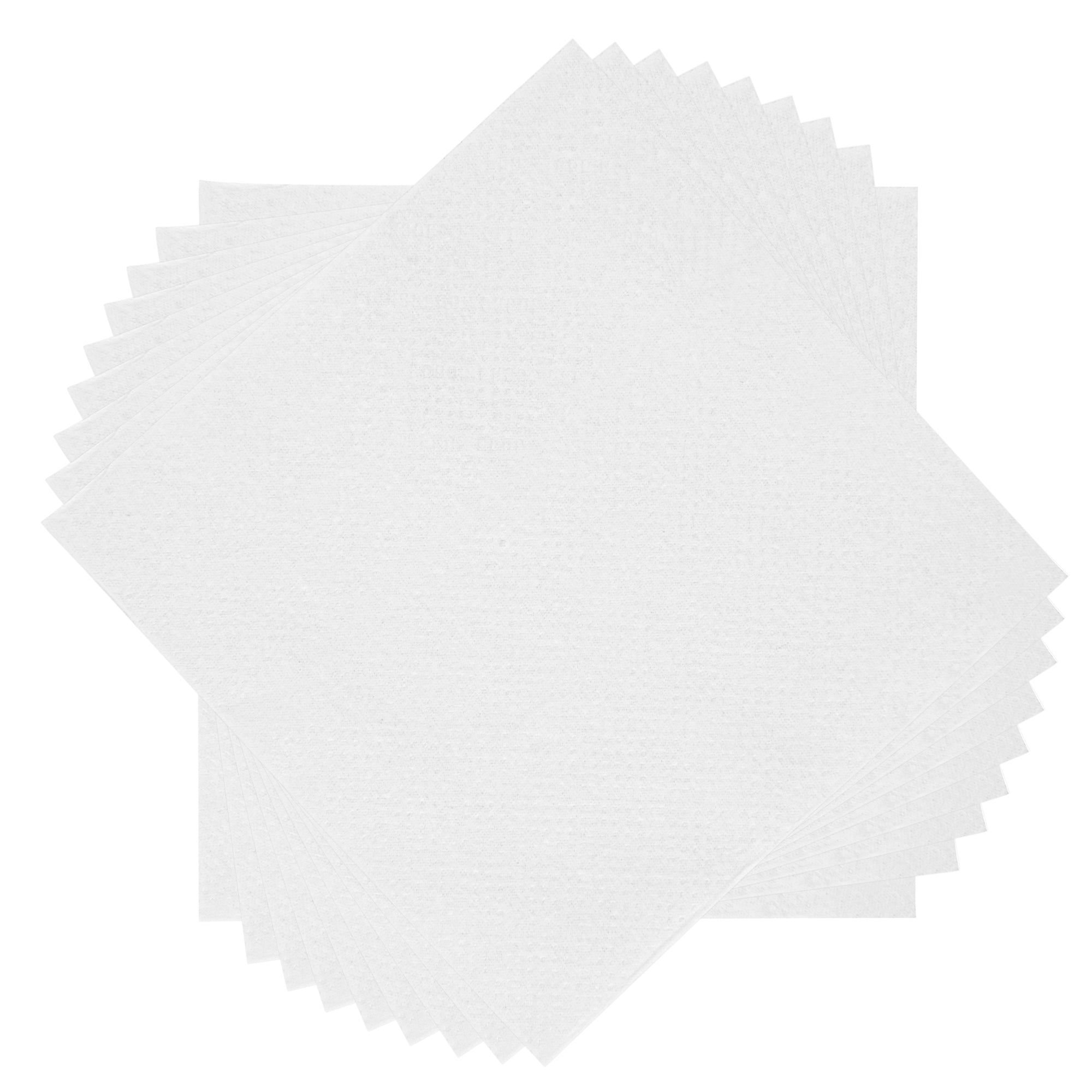 Saving Nature Square White Paper Cocktail Napkin - 1-Ply - 9" x 9" - 500 count box