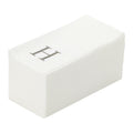 Luxenap Rectangle Silver Letter H White Paper Linen-Feel Guest Towel / Napkin - Air Laid, Sans Serif Font - 15 3/4" x 8" - 50 count box
