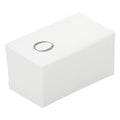 Luxenap Rectangle Silver Letter O White Paper Linen-Feel Guest Towel / Napkin - Air Laid, Sans Serif Font - 15 3/4" x 8" - 2000 count box