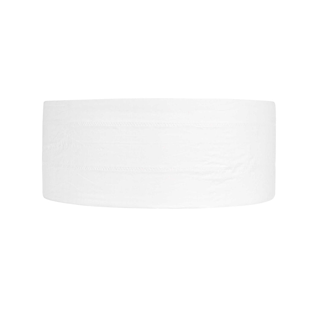 Clean Tek Professional White Toilet Paper Roll - 3-Ply - 655' x 3 3/4" - 12 count box