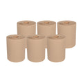 Clean Tek Professional Kraft Paper Towel Roll - 1-Ply - 600' x 8" - 12 count box