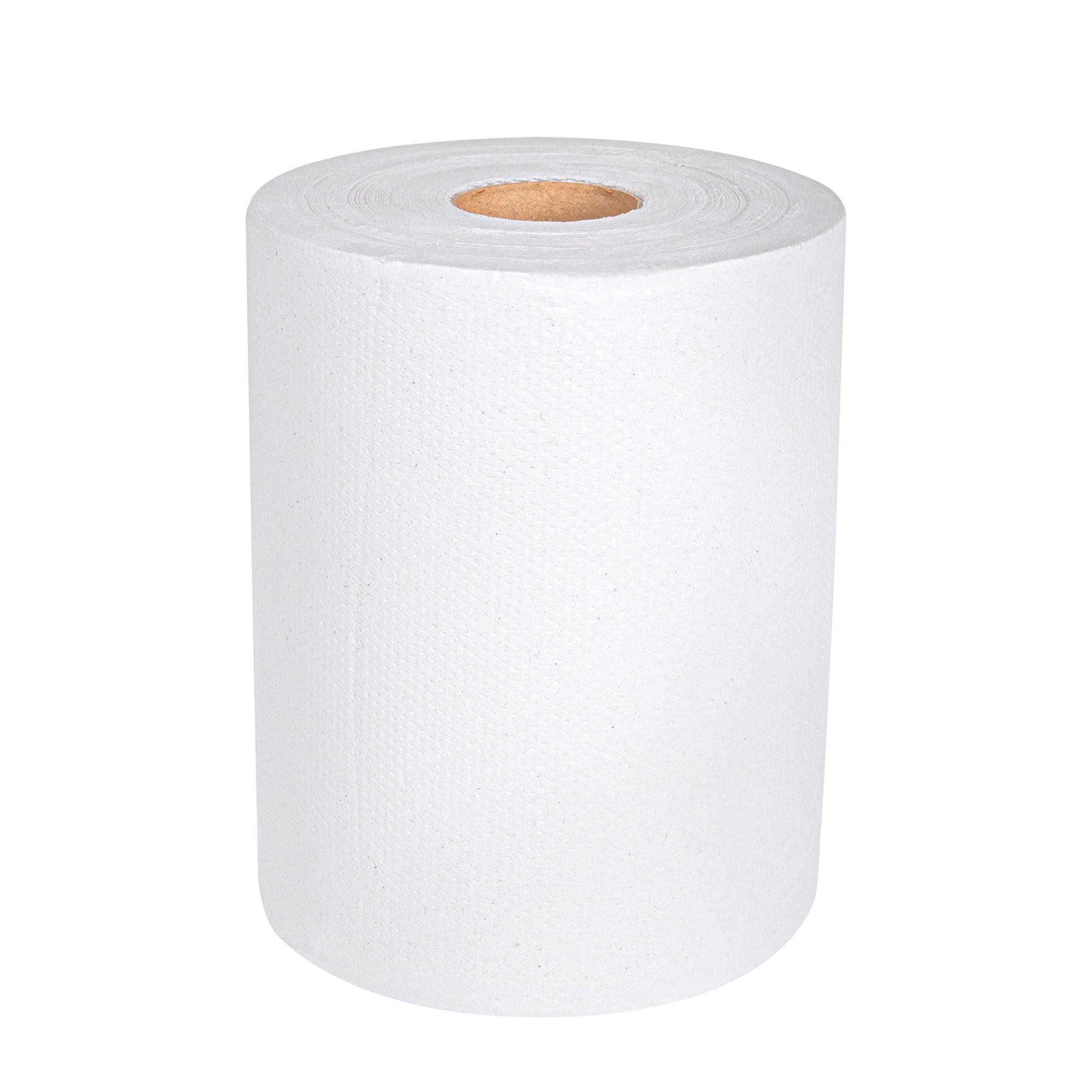 Clean Tek Professional White Paper Towel Roll - 1-Ply - 600' x 8" - 1 count box
