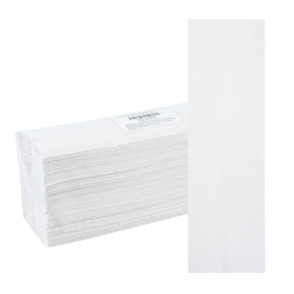 Clean Tek Professional White C-Fold Paper Towel - 1-Ply - 11 1/2" x 9 1/2" - 200 count box