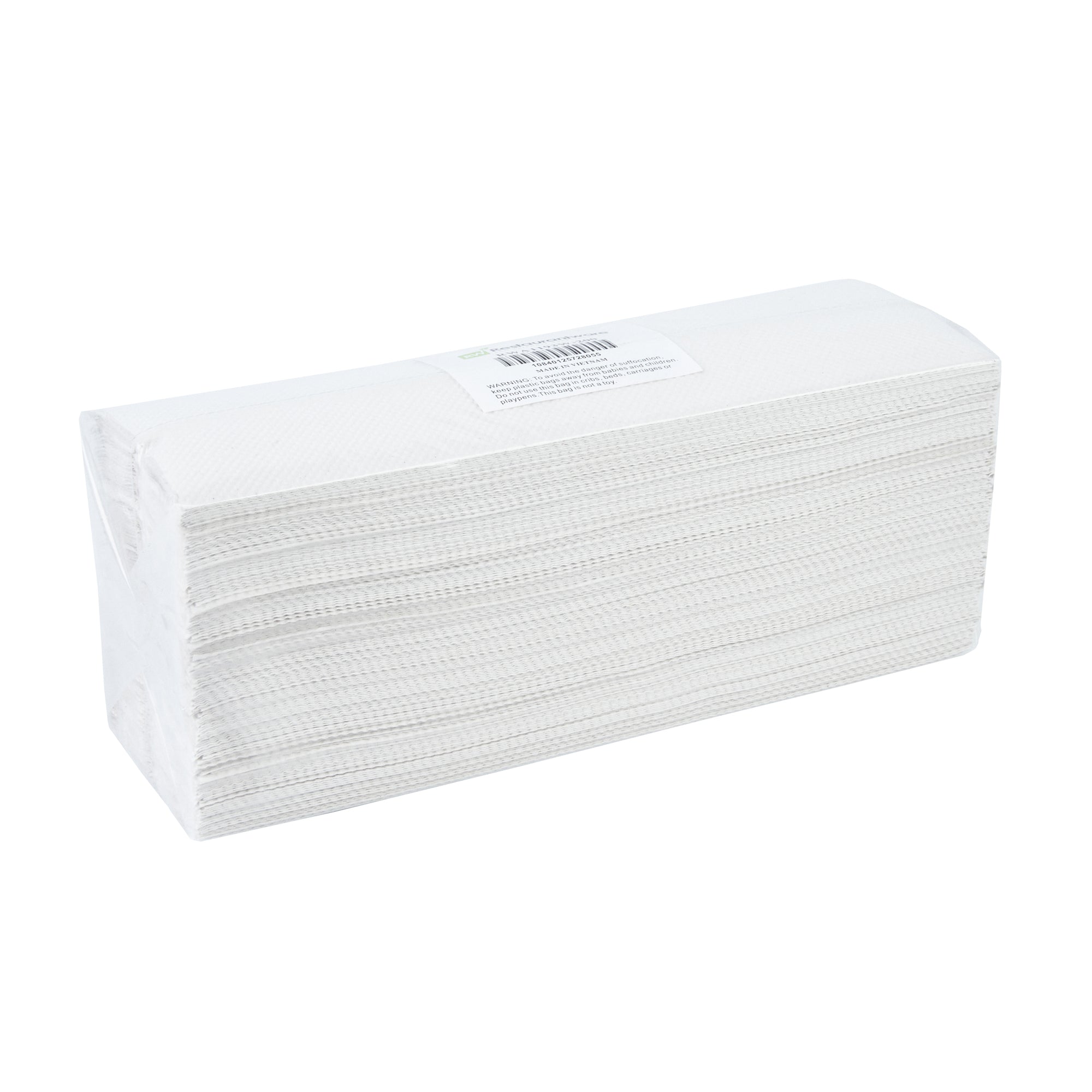 Clean Tek Professional White C-Fold Paper Towel - 1-Ply - 11 1/2" x 9 1/2" - 2400 count box