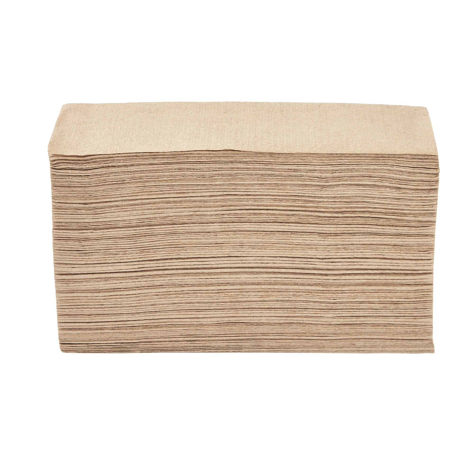 Clean Tek Professional Kraft M-Fold Paper Towel - 1-Ply - 9 1/2" x 9 1/4" - 250 count box