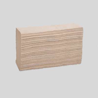Clean Tek Professional Kraft M-Fold Paper Towel - 1-Ply - 9 1/2" x 9 1/4" - 4000 count box