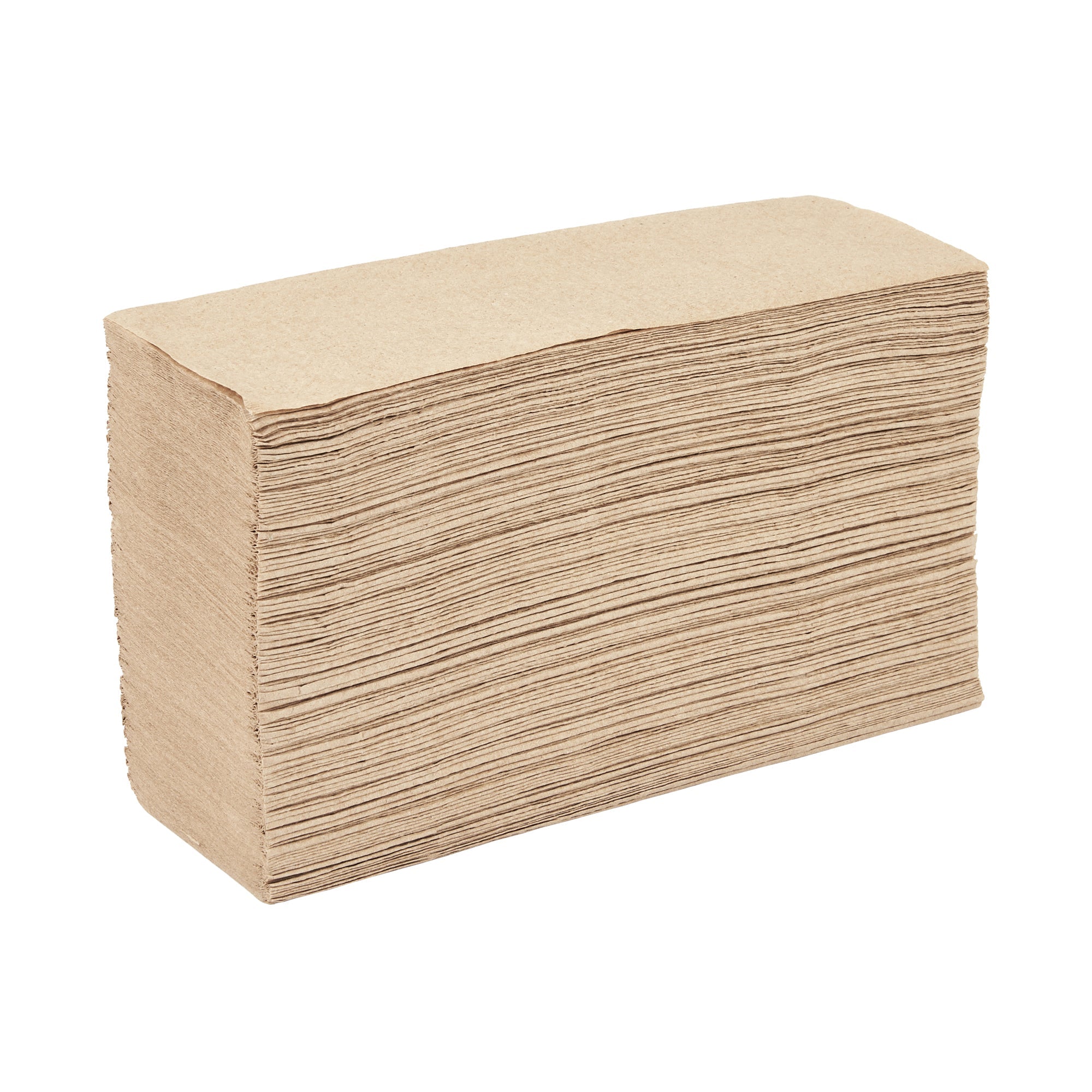 Clean Tek Professional Kraft M-Fold Paper Towel - 1-Ply - 9 1/2" x 9 1/4" - 4000 count box