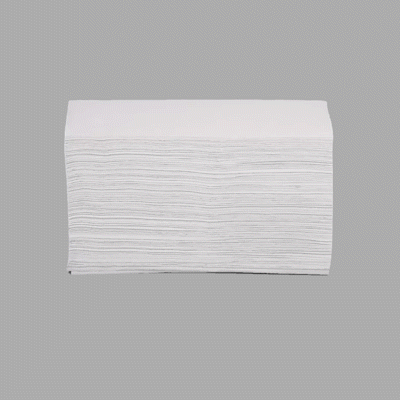 Clean Tek Professional White M-Fold Paper Towel - 1-Ply - 9 1/2" x 9 1/4" - 250 count box