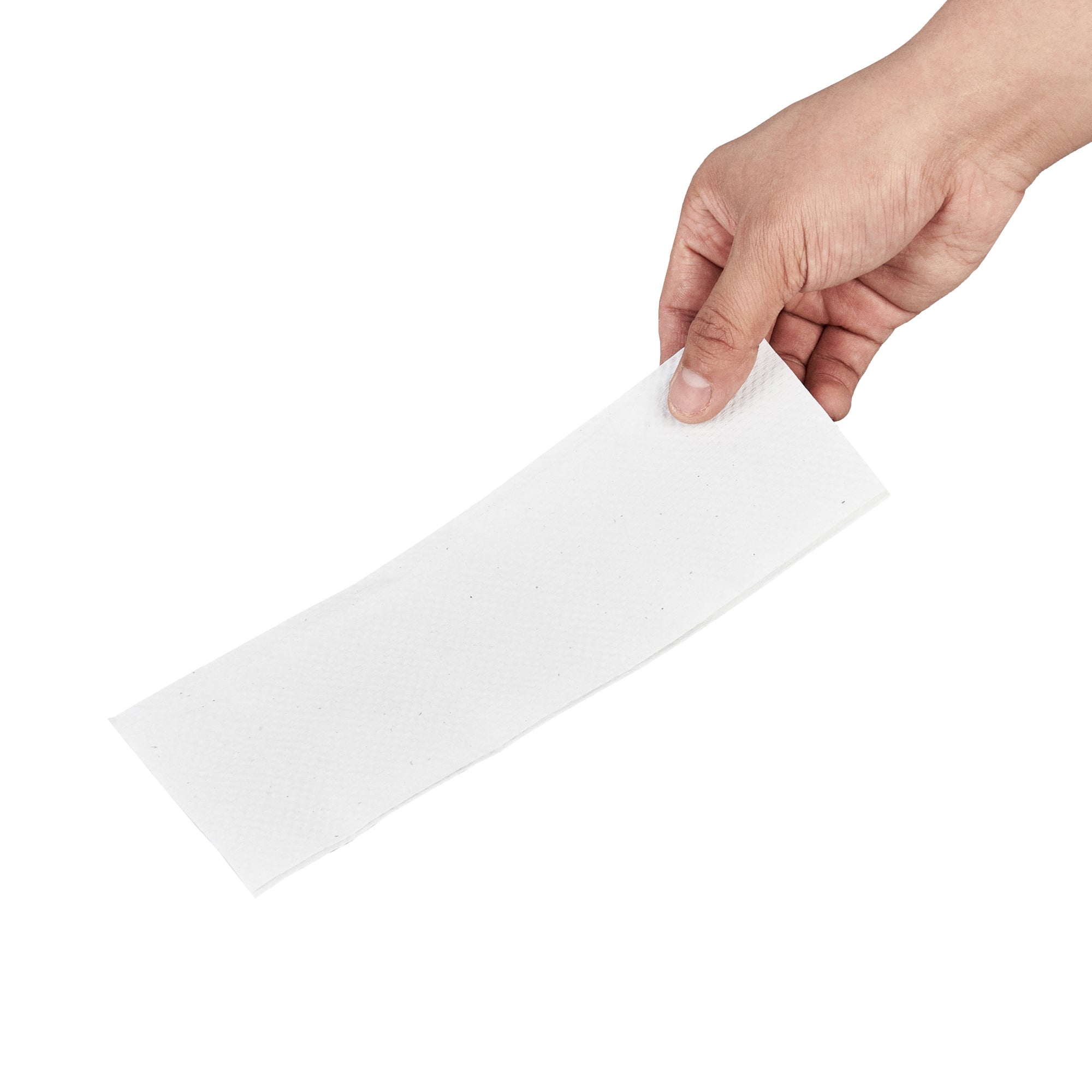 Clean Tek Professional White M-Fold Paper Towel - 1-Ply - 9 1/2" x 9 1/4" - 4000 count box