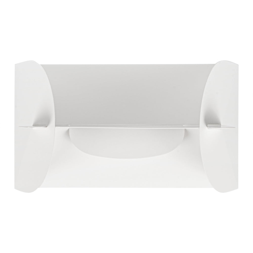 Bio Tek White Paper Gable Box / Take Out Container - Greaseproof - 8 1/2" x 4 3/4" x 5 1/2" - 25 count box