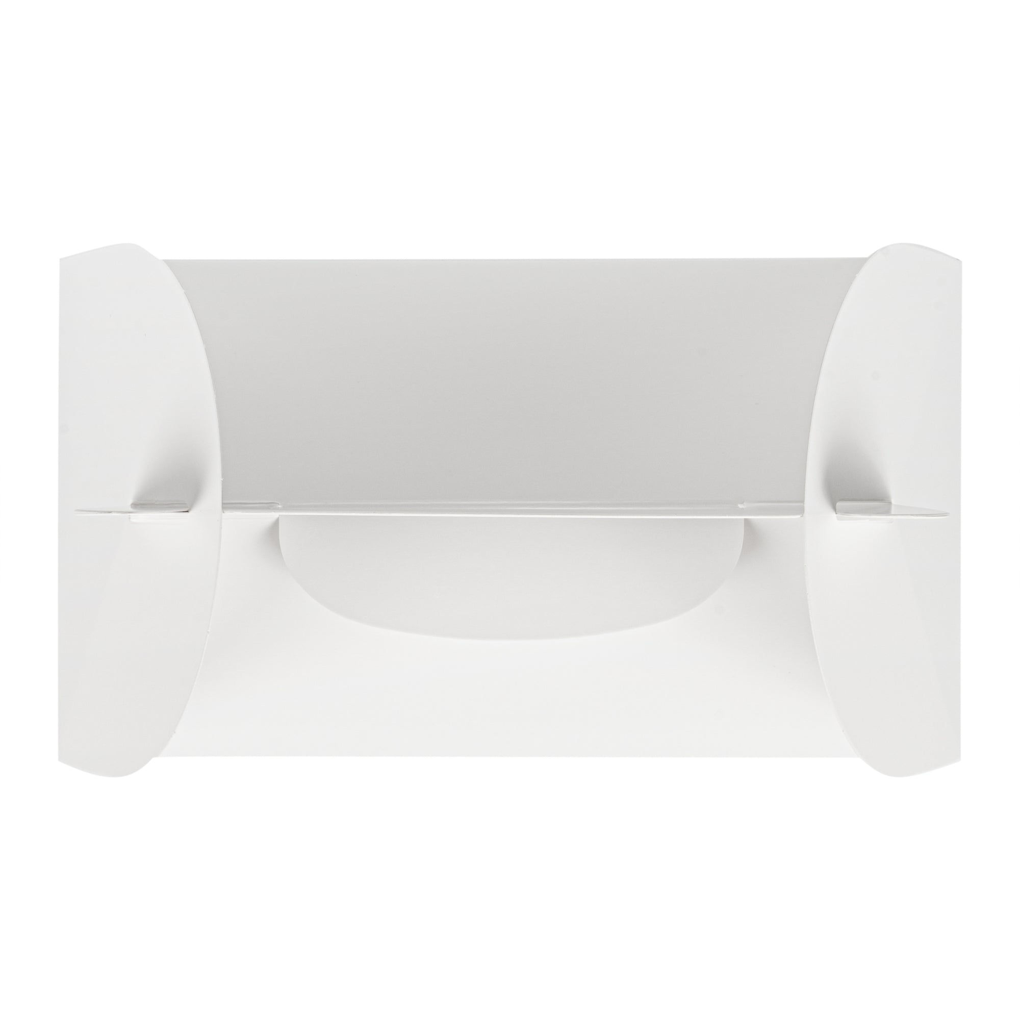 Bio Tek White Paper Gable Box / Take Out Container - Greaseproof - 8 1/2" x 4 3/4" x 5 1/2" - 25 count box