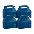 Bio Tek Frenchie Paper Gable Box / Take Out Container - Compostable - 9 1/2" x 5" x 5" - 100 count box