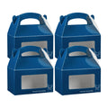 Bio Tek Frenchie Paper Gable Box / Take Out Container - with Window - 6" x 3 1/2" x 3 1/2" - 100 count box