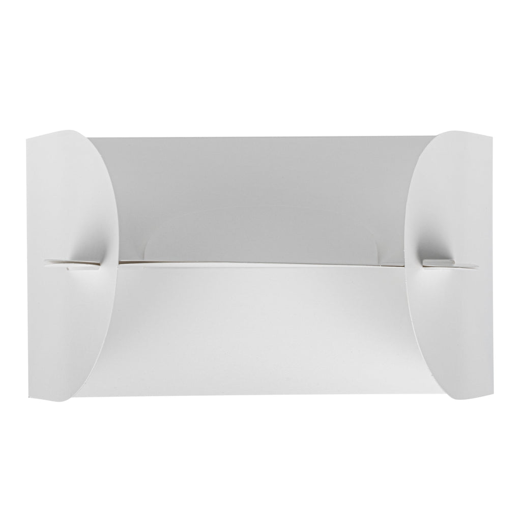 Bio Tek White Paper Gable Box / Take Out Container - Greaseproof, with Window - 8 1/2" x 4 3/4" x 5 1/2" - 25 count box