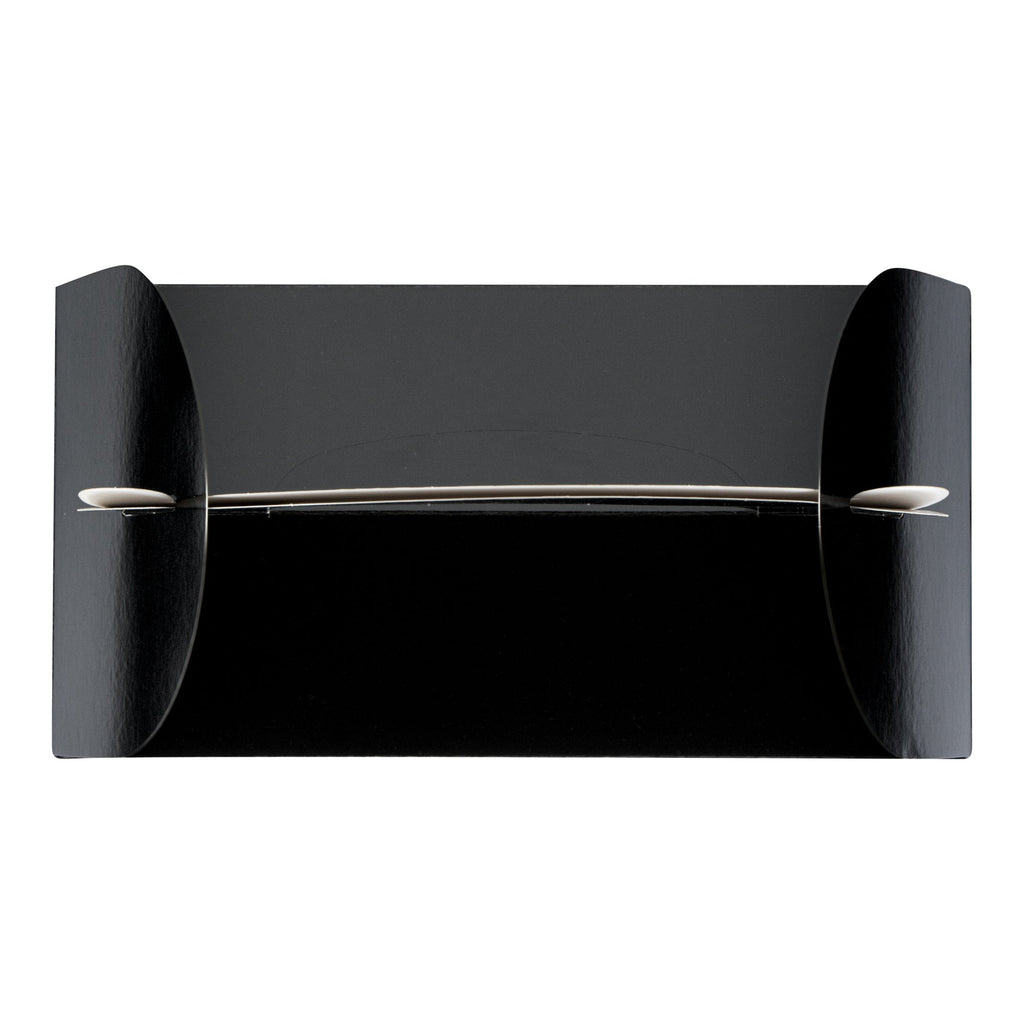 Bio Tek Black Paper Gable Box / Take Out Container - Greaseproof, with Window - 9 1/2" x 5" x 5" - 25 count box