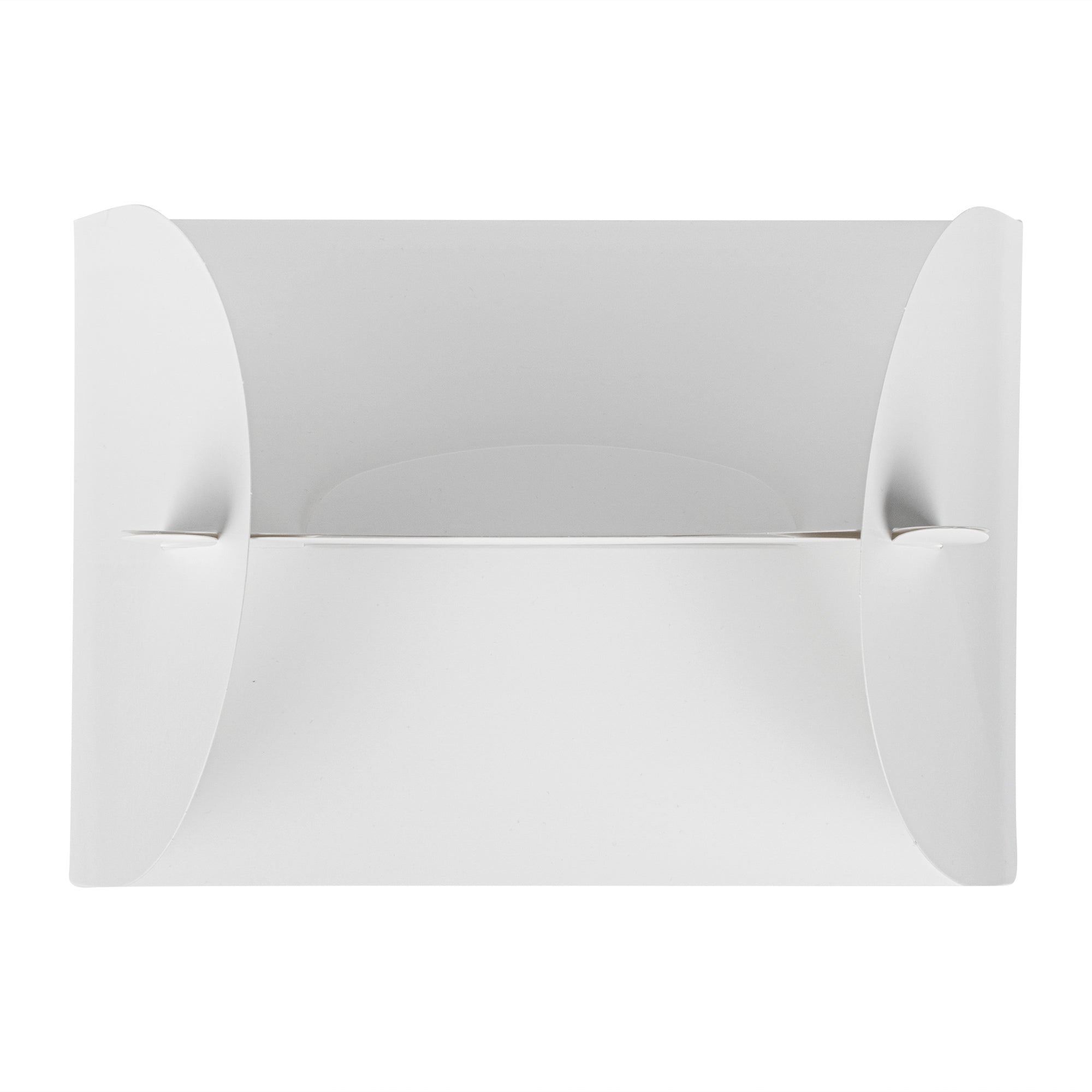 Bio Tek White Paper Gable Box / Take Out Container - Greaseproof, with Window - 10" x 7" x 8" - 25 count box