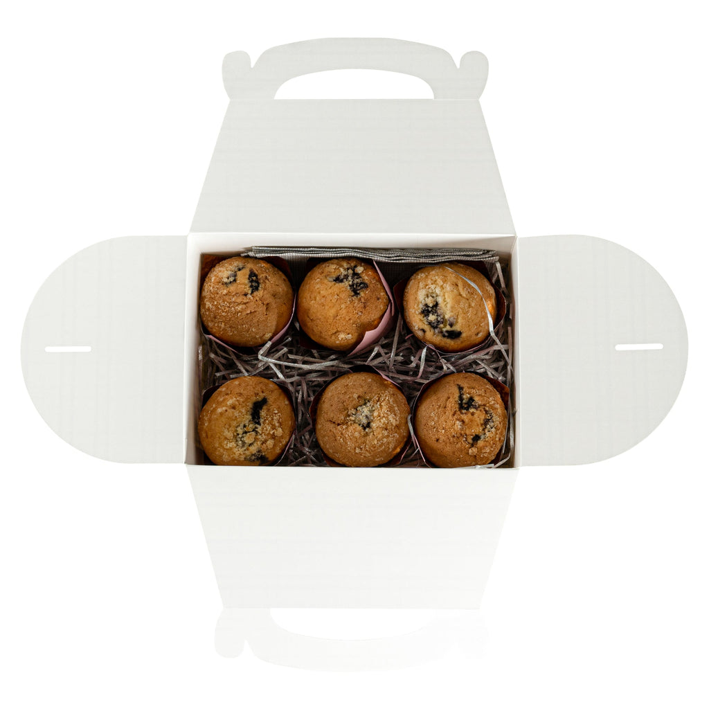Bio Tek Plaid Paper Gable Box / Take Out Container - Compostable - 10" x 7" x 8" - 25 count box