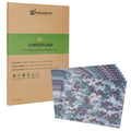 Chef 101 No PFAS Added Camouflage Paper Food Wrap and Basket Liner - Greaseproof, Compostable - 15" x 11" - 200 count box