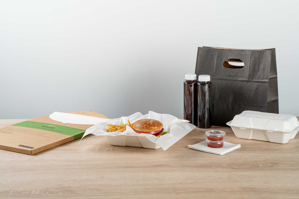 Chef 101 No PFAS Added White Paper Food Wrap and Basket Liner - Greaseproof, Compostable - 15" x 11" - 2000 count box