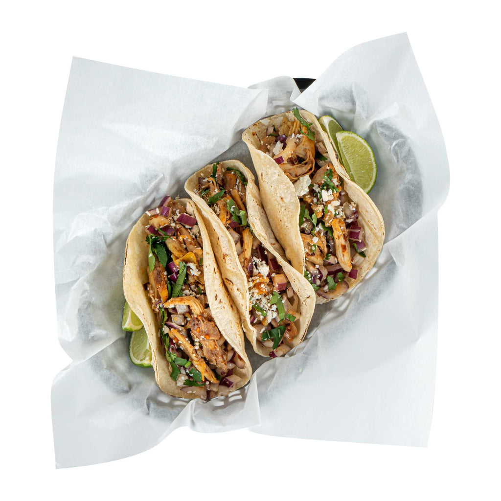 Chef 101 No PFAS Added White Paper Bakery Wrap and Basket Liner - Greaseproof - 12" x 12" - 200 count box