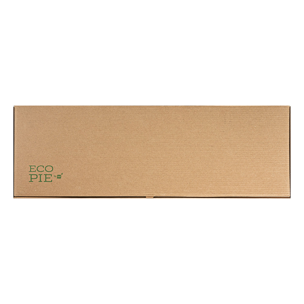 Eco Pie Kraft Paper Corrugated Flatbread Box - 24" x 12" x 2" - 50 count box