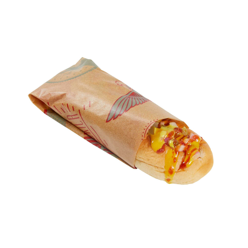 Chef 101 No PFAS Added Kraft Paper Food Wrap and Basket Liner - Born in the USA, Greaseproof, Compostable - 12" x 12" - 2000 count box