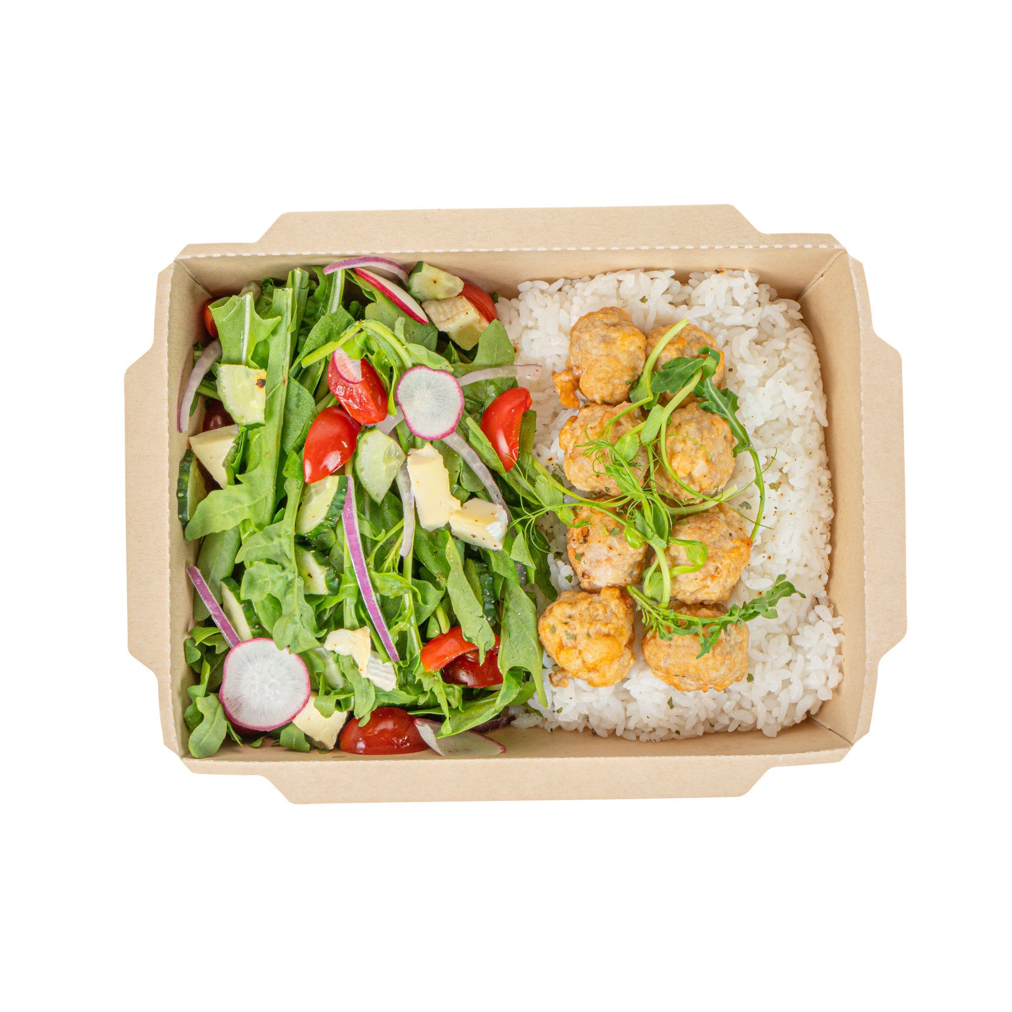 Sustain 34 oz Bamboo Paper Medium Click Lock Container - with PLA Lining, Compostable - 7 1/2" x 5 1/2" x 1 3/4" - 200 count box