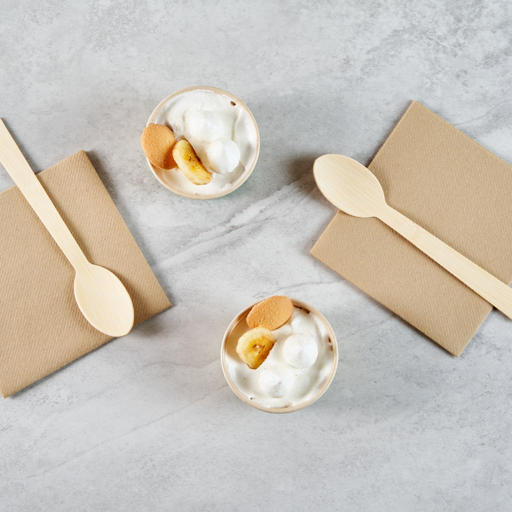 Sustain 3 oz Round Bamboo Paper To Go Cup - with PLA Lining, Compostable - 3" x 3" x 1 3/4" - 50 count box