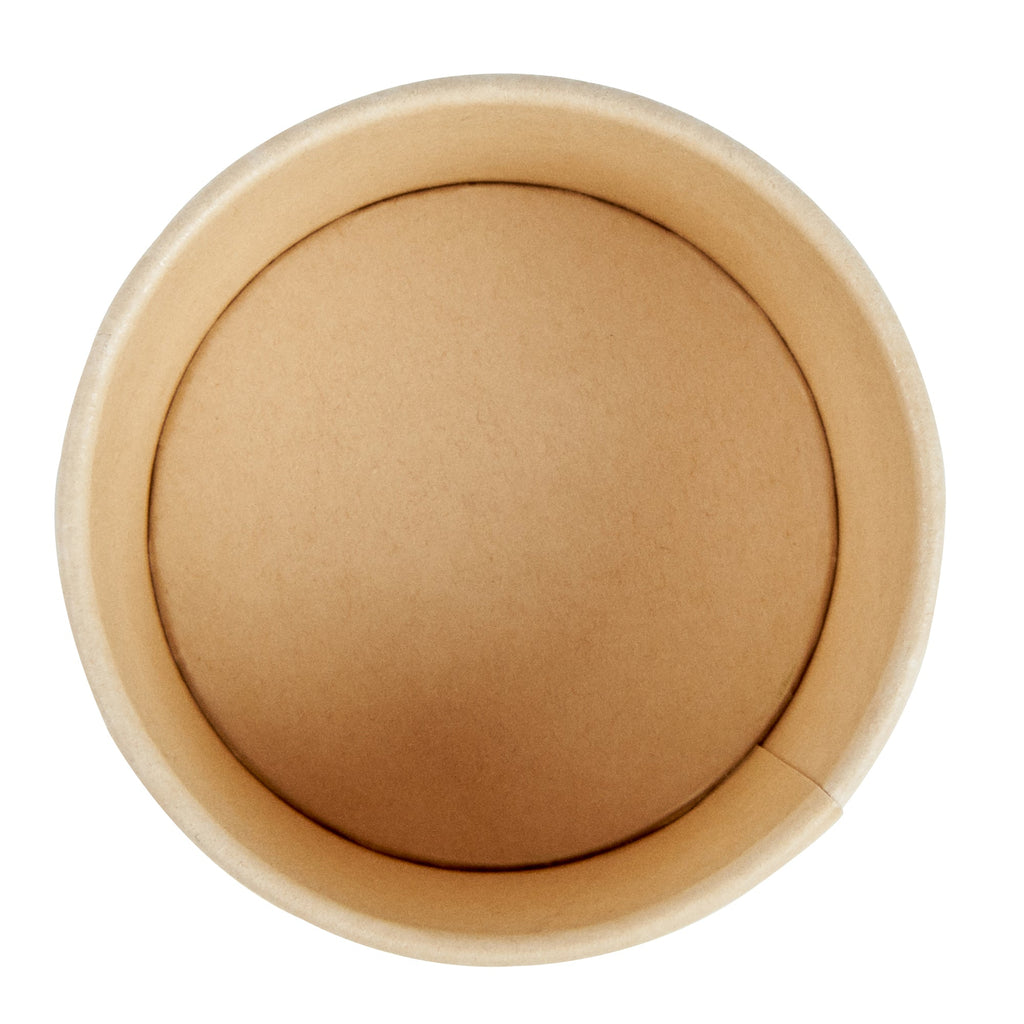 Sustain 3 oz Round Bamboo Paper To Go Cup - with PLA Lining, Compostable - 3" x 3" x 1 3/4" - 200 count box