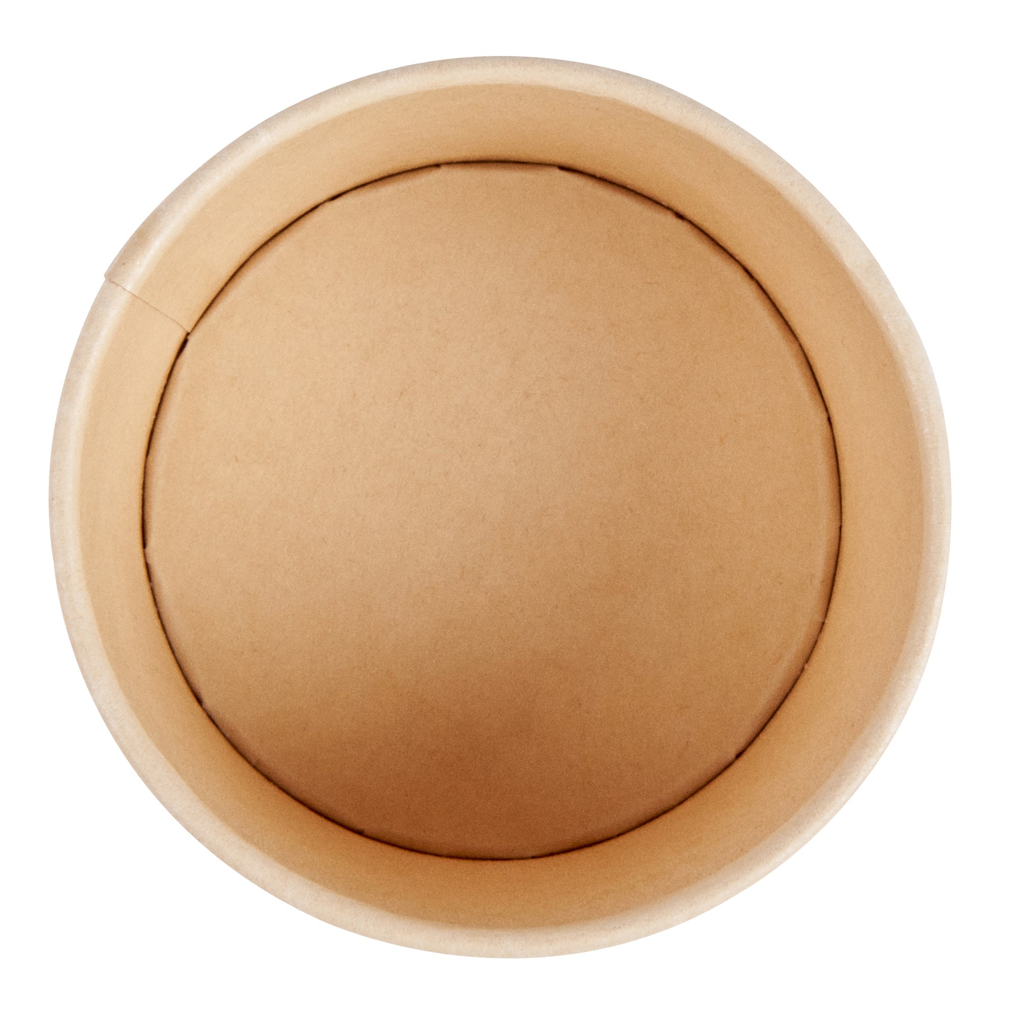 Sustain 5 oz Round Bamboo Paper To Go Cup - with PLA Lining, Compostable - 3 1/4" x 3 1/4" x 2" - 50 count box