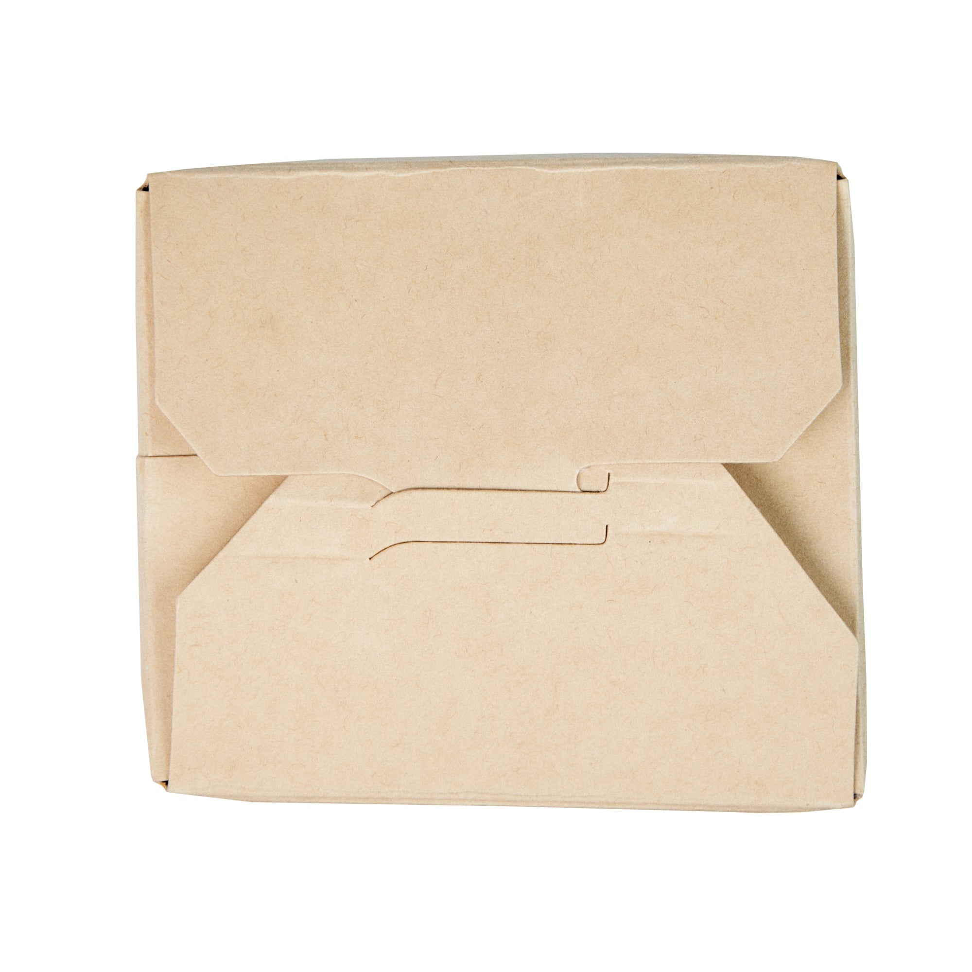 Sustain 16 oz Round Bamboo Paper Noodle Take Out Container - with PLA Lining, Compostable - 3 1/4" x 3" x 4" - 200 count box