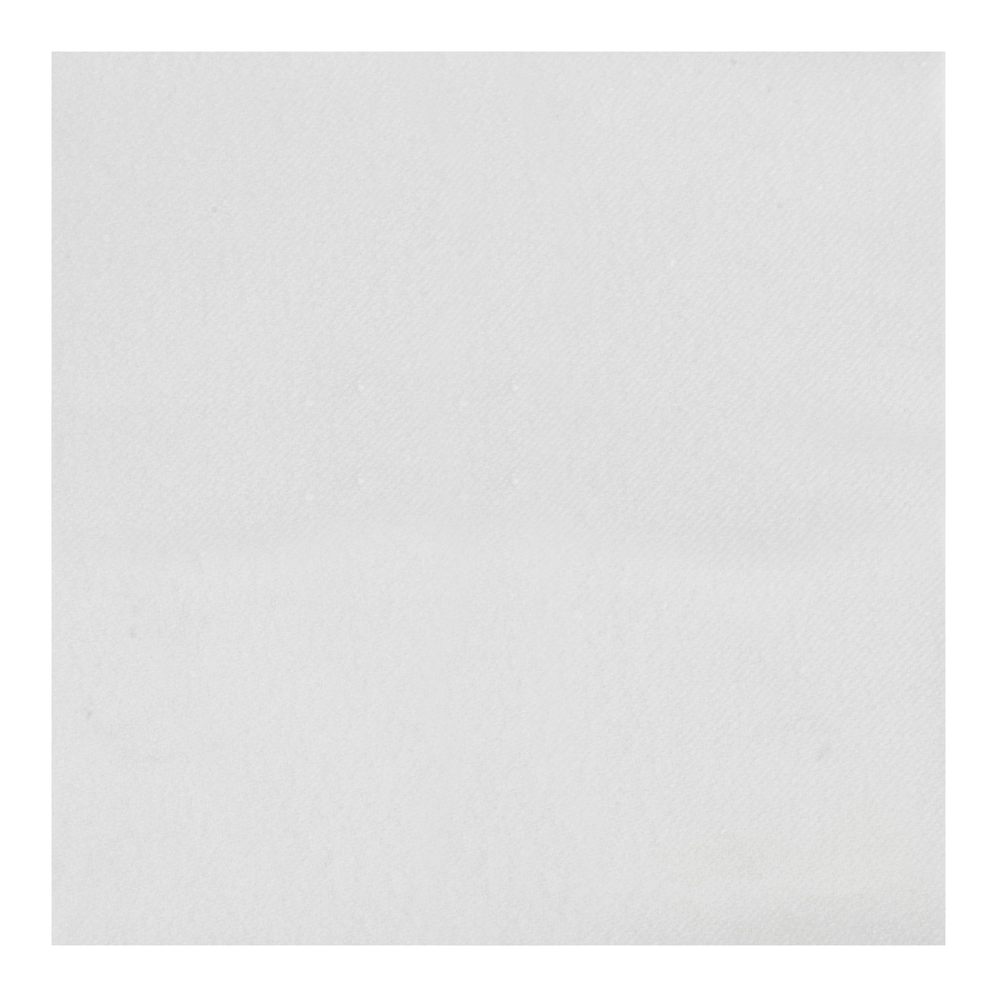 Luxenap Square White Paper Linen-Feel Cocktail Napkin - Air Laid - 9 1/2" x 9 1/2" - 50 count box