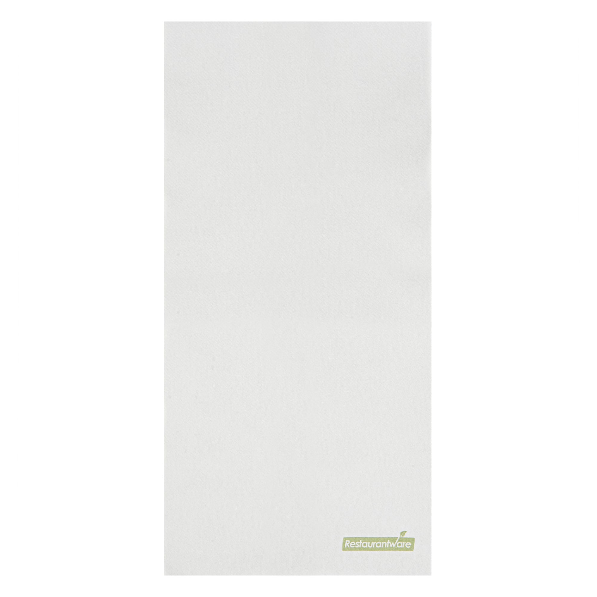 Luxenap Rectangle White Paper Linen-Feel Guest Towel / Napkin - Air Laid - 15 3/4" x 7 3/4" - 50 count box