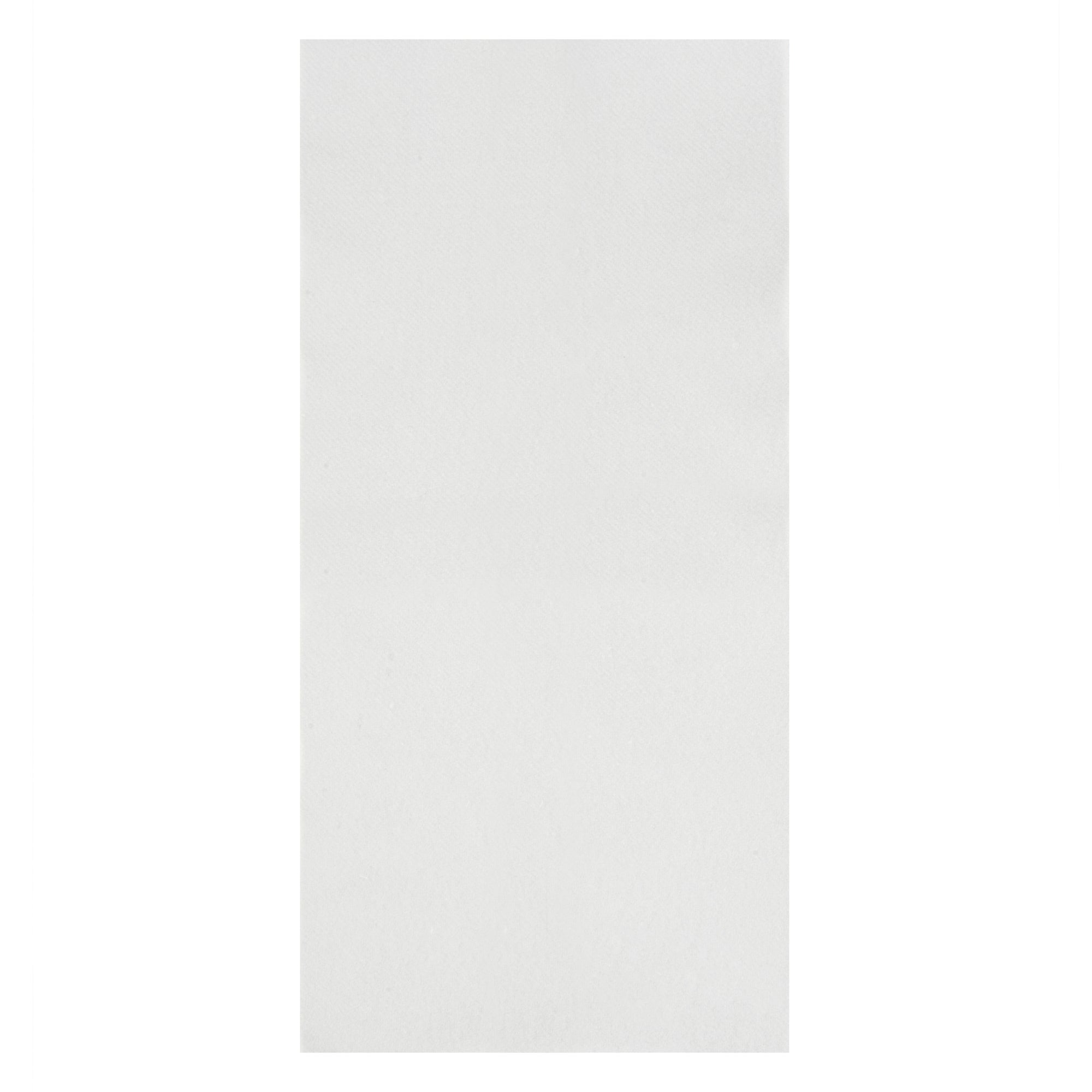 Luxenap Rectangle White Paper Linen-Feel Guest Towel / Napkin - Air Laid - 15 3/4" x 7 3/4" - 50 count box