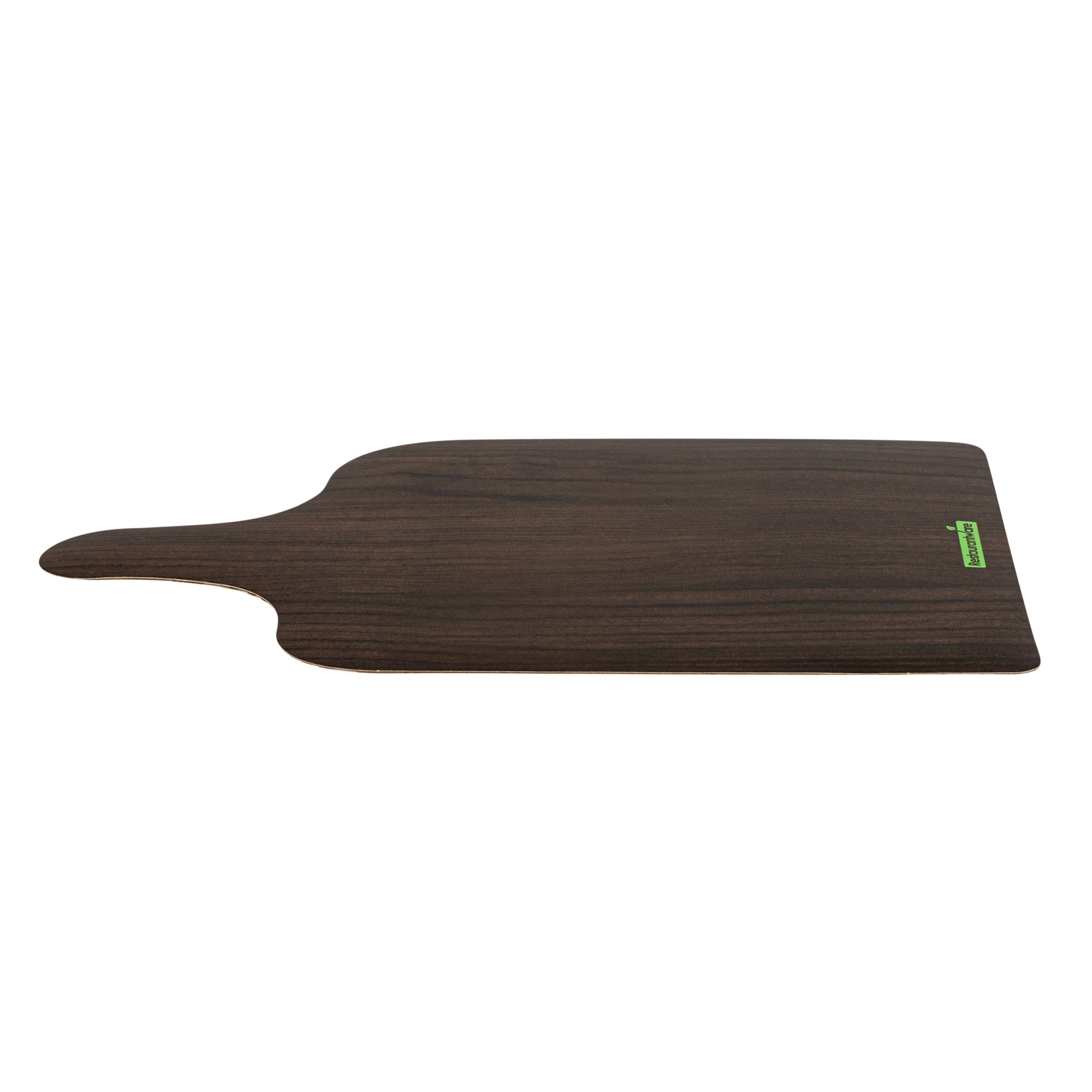 Cater Tek Dark Cheese / Charcuterie Board - Faux Wood - 11 3/4" x 7" - 10 count box