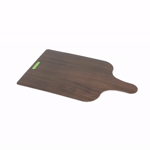Cater Tek Dark Cheese / Charcuterie Board - Faux Wood - 11 3/4" x 7" - 100 count box