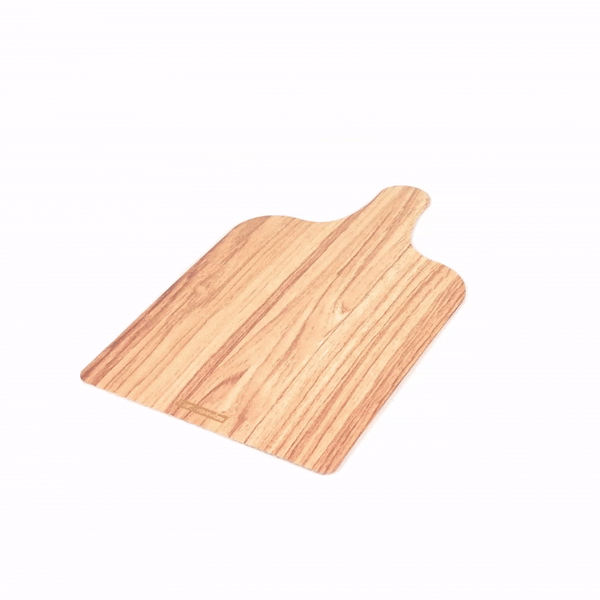 Cater Tek Natural Cheese / Charcuterie Board - Faux Wood - 11 3/4" x 7" - 10 count box
