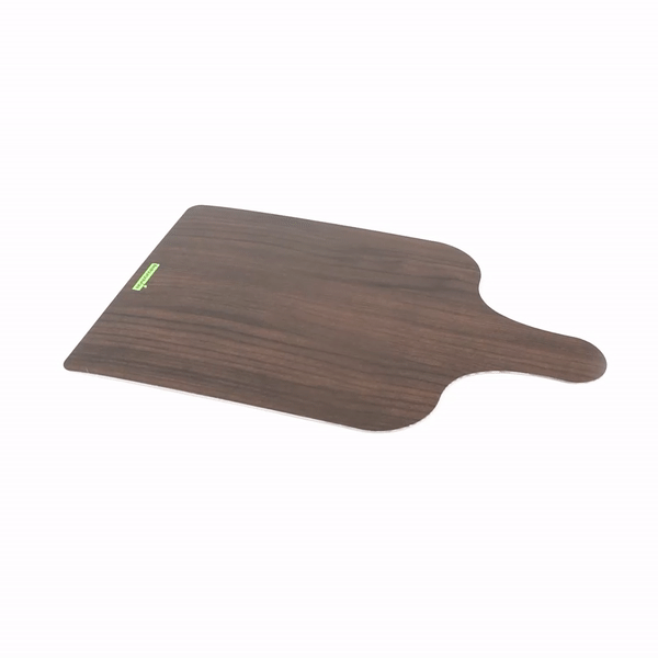 Cater Tek Dark Cheese / Charcuterie Board - Faux Wood - 15 3/4" x 9 3/4" - 10 count box