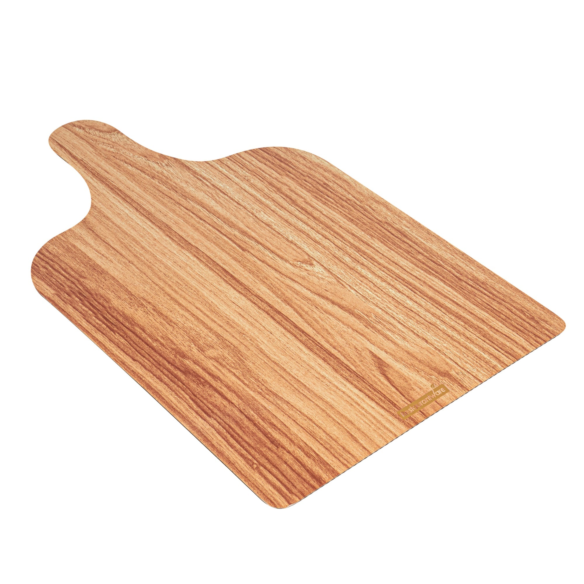 Cater Tek Natural Cheese / Charcuterie Board - Faux Wood - 15 3/4" x 9 3/4" - 100 count box
