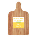 Cater Tek Natural Cheese / Charcuterie Board - Faux Wood - 15 3/4" x 9 3/4" - 10 count box