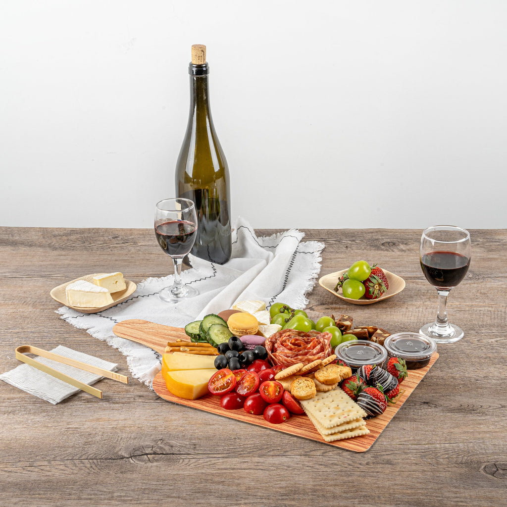 Cater Tek Natural Cheese / Charcuterie Board - Faux Wood - 15 3/4" x 9 3/4" - 10 count box