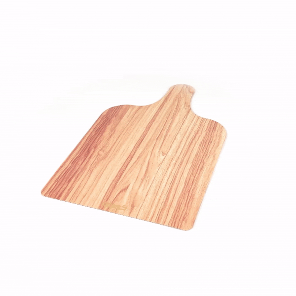 Cater Tek Natural Cheese / Charcuterie Board - Faux Wood - 15 3/4" x 9 3/4" - 10 count box