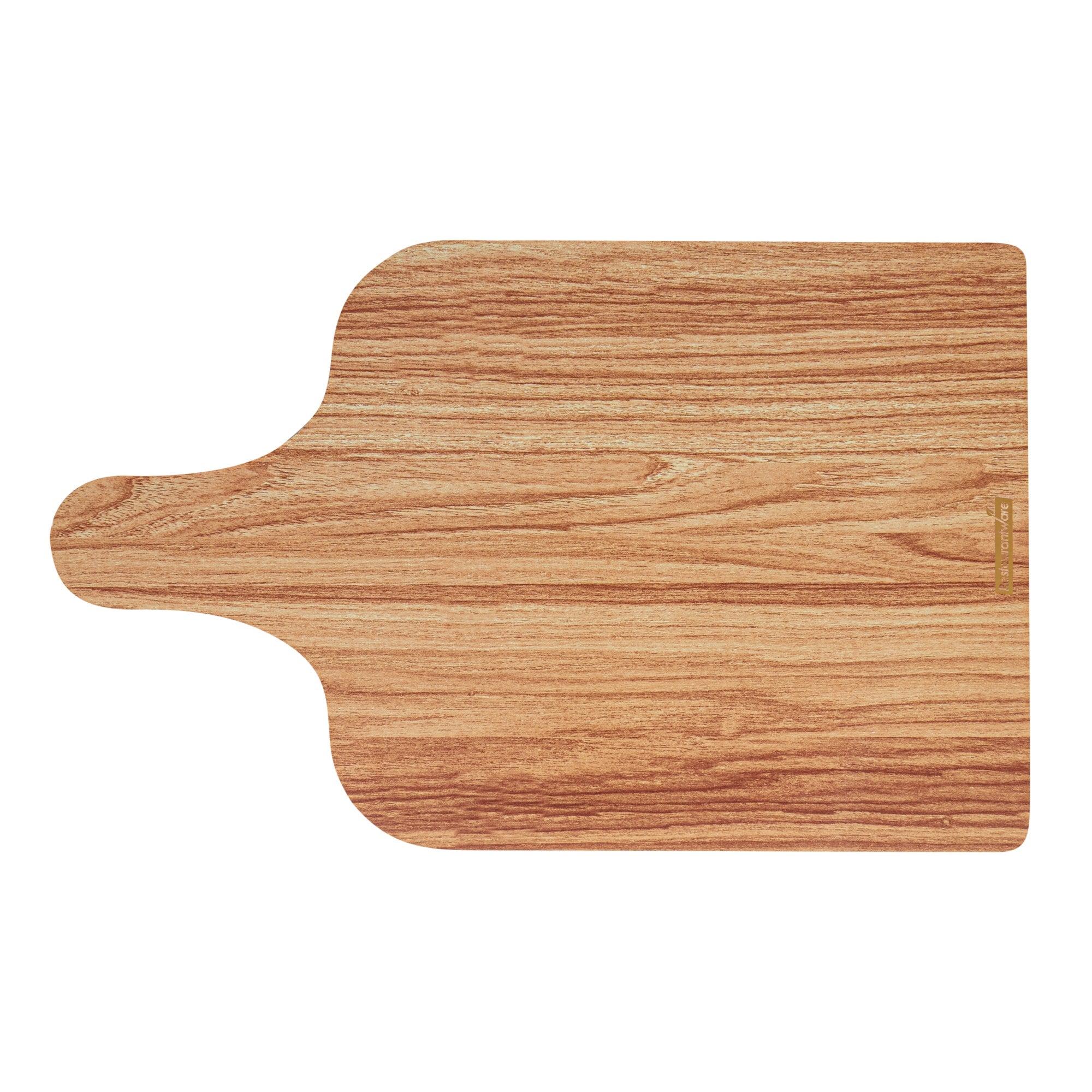 Cater Tek Natural Cheese / Charcuterie Board - Faux Wood - 15 3/4" x 9 3/4" - 10 count box