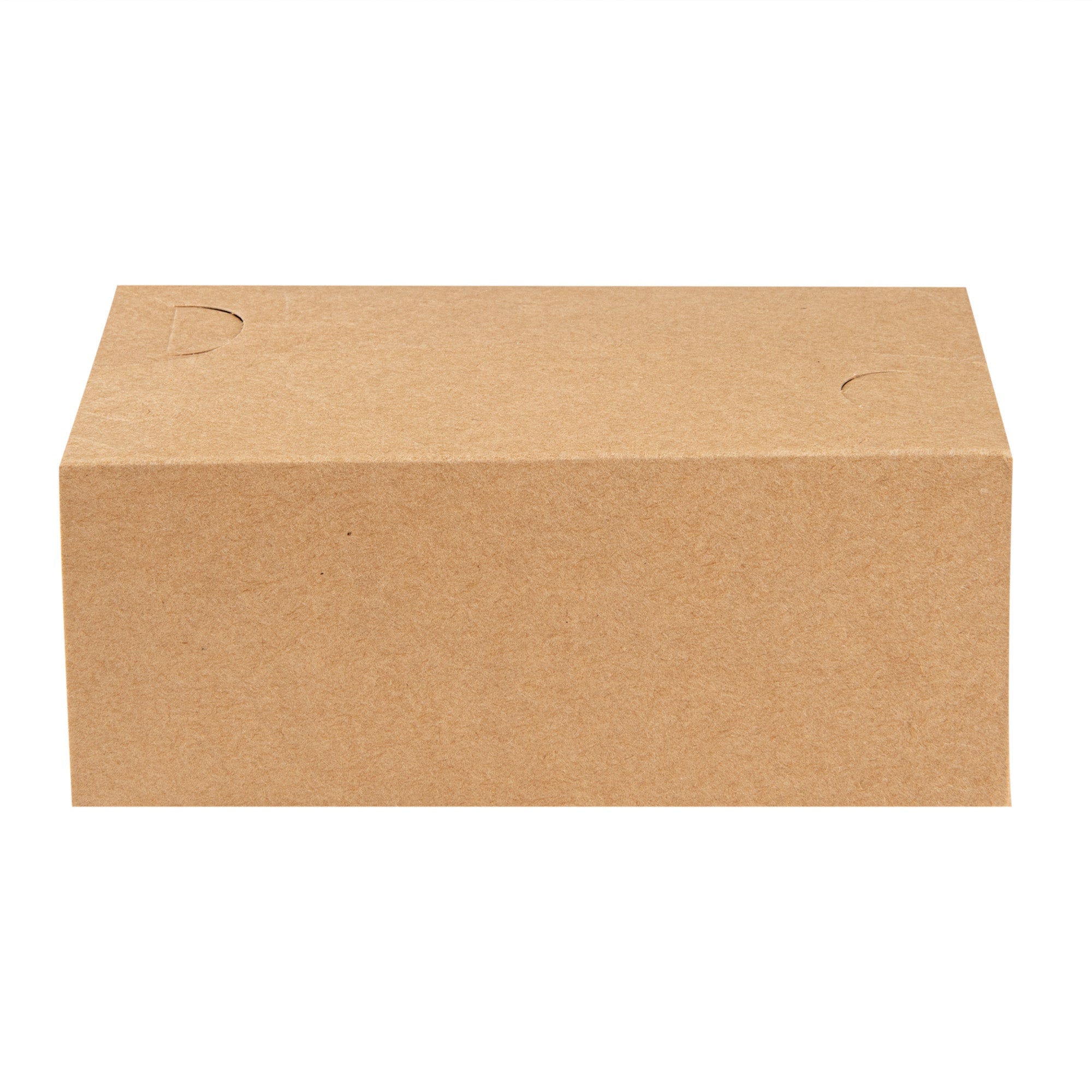 Bio Tek 47 oz Kraft Paper Lunch / Chicken Box - with Fast Top - 7" x 4 1/2" x 2 3/4" - 100 count box