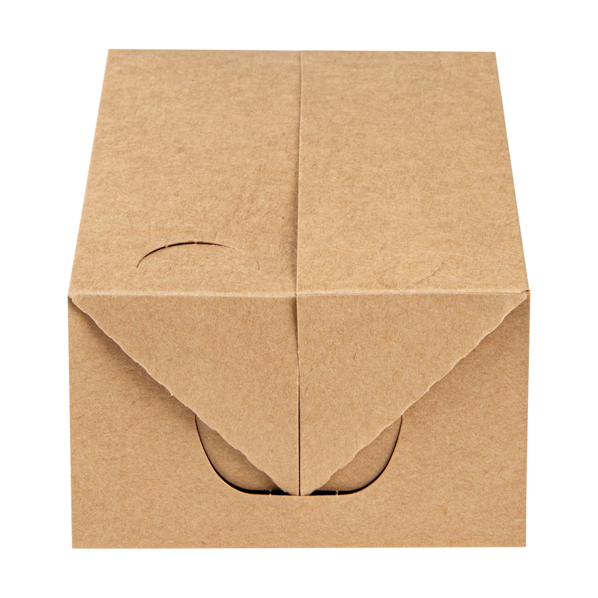 Bio Tek 47 oz Kraft Paper Lunch / Chicken Box - with Fast Top - 7" x 4 1/2" x 2 3/4" - 400 count box