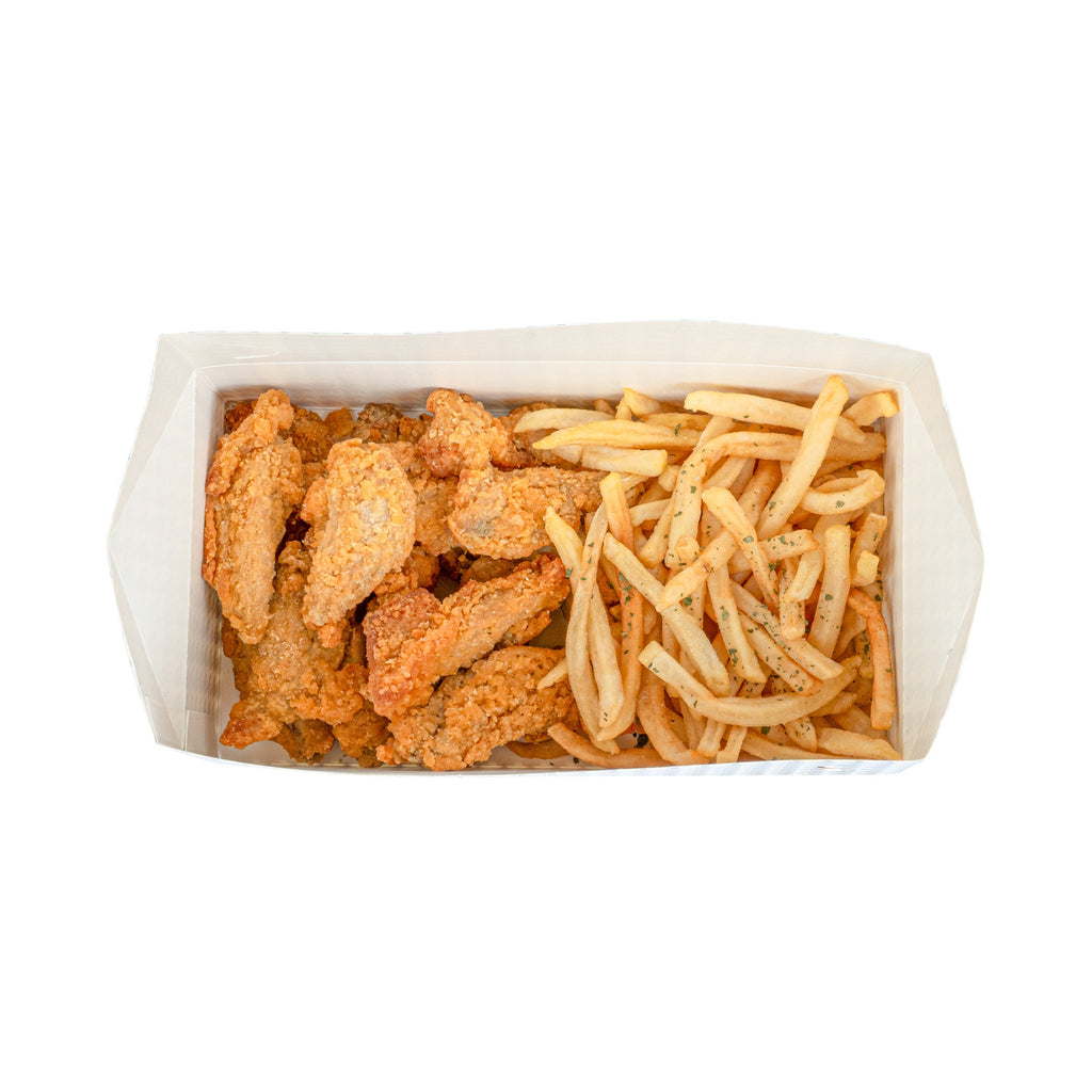 Bio Tek 71 oz Black Houndstooth Paper Lunch / Chicken Box - with Fast Top - 8 3/4" x 5" x 3" - 400 count box