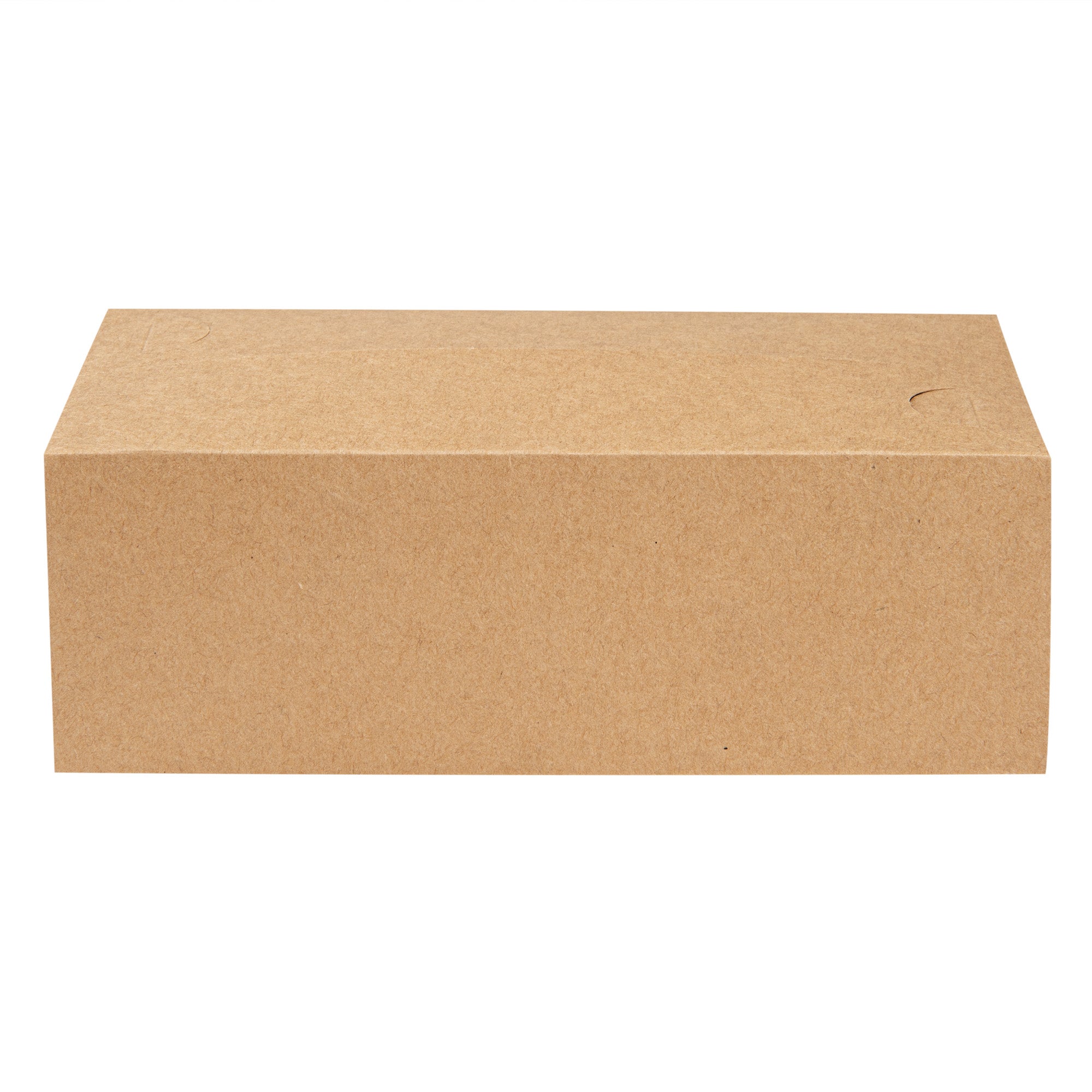 Bio Tek 71 oz Kraft Paper Lunch / Chicken Box - with Fast Top - 8 3/4" x 5" x 3" - 100 count box