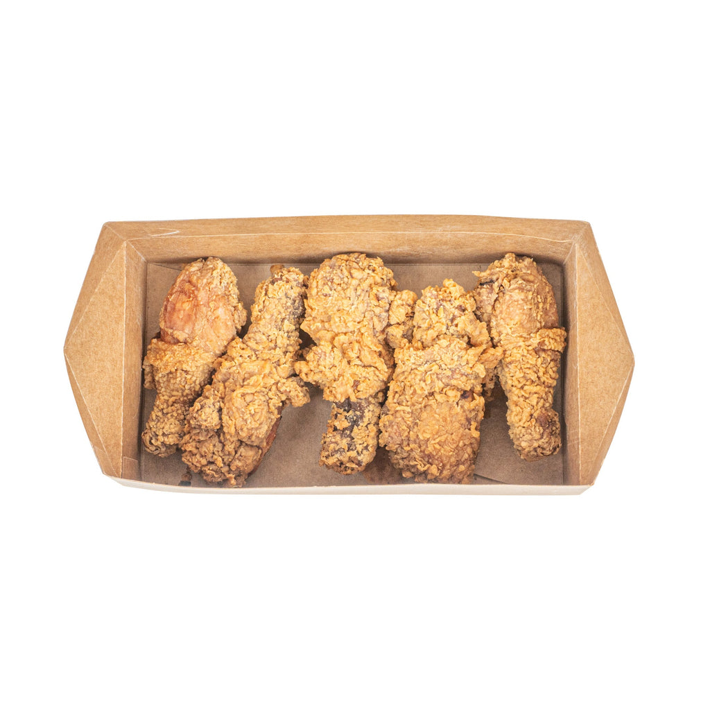 Bio Tek 71 oz Kraft Paper Lunch / Chicken Box - with Fast Top - 8 3/4" x 5" x 3" - 400 count box